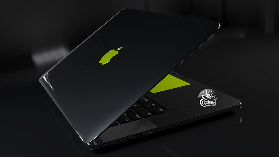Купить эксклюзивный MacBook Pro салатовый
